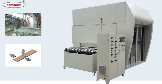 Untuk pelat baja, Kalsium SilikatBoard 4.6KW Power Supply Spray Coating Machine Untuk ukuran pelapis tahan lama disesuaikan
