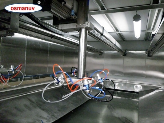 Untuk pelat baja, Kalsium SilikatBoard 4.6KW Power Supply Spray Coating Machine Untuk ukuran pelapis tahan lama disesuaikan