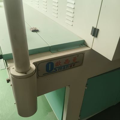 25KW 50HZ tahan lama Dua Lampu Mesin Pengeringan Cahaya UV Hijau Dan Putih