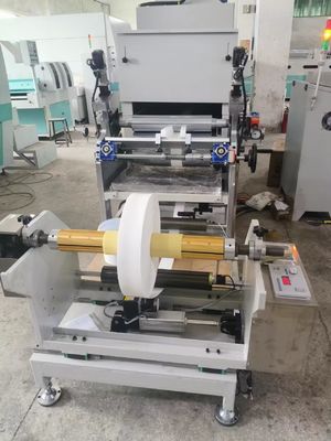 Profesional 400mm Scrape Coating Machine 0.1-10m/Min Otomatis Rewinding