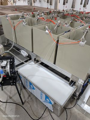 Mesin Lapisan Spin 24 Stasiun Untuk Pulp Molding Serat Dengan Barrier Coat