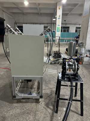 Taiyuan Changyuan Nozzle Digunakan Pulp Molding Coating Machine dengan Berat 110kg dan 400 * 400 * 500 Mm Spray Room