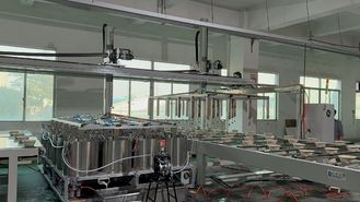 Garis Produksi Pelapisan Internal Mangkuk Baki Peralatan Makan Keamanan Pangan Kecepatan Tinggi Untuk Pencetakan Pulp