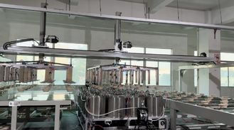 Long Lifespan High Speed Robotic Assembly Pulp Molding Coating Machine 24 Station Untuk Produk Pulp Molded