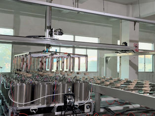 Jalur Lapisan Spin Berkecepatan Tinggi 24 Stasiun dengan Waterproofing untuk Kontainer Makanan Pulp Molded