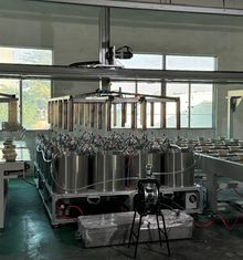 Garis Produksi Pelapisan Internal Mangkuk Baki Peralatan Makan Keamanan Pangan Kecepatan Tinggi Untuk Pencetakan Pulp
