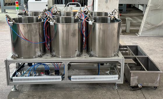 Mesin Lapisan Spin Enam Stasiun Untuk Pulp Molding Food Packaging Dan Kemasan Industri