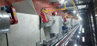Lini Pengering Gas Alam 28m Tugas Berat 24kw Untuk Paket Cetakan Pulp