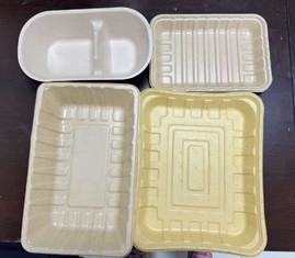 Garis Produksi Pelapisan Internal untuk Nampan, Mangkuk, dan Peralatan Makan yang Tahan Panas, Minyak, dan Air Panas untuk Cetakan Pulp