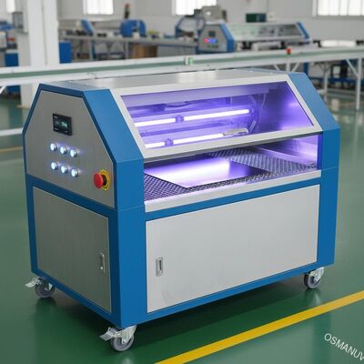 Menghemat Energi Tiga Lampu Mesin Pengeringan UV 5-20m Per Min Lembar Logam Mesin Led UV