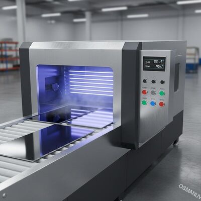 Aluminium Panel UV Curing Machine Sistem Pengeringan Cepat untuk Lapisan Permukaan Logam