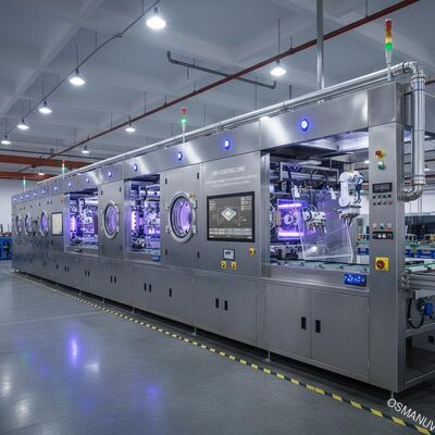 Anti-Reflective (AR) Coating Line for Solar Glass,Insulation Board,Acrylic,Furniture Board - Sistem Sputtering Magnetron yang sepenuhnya otomatis