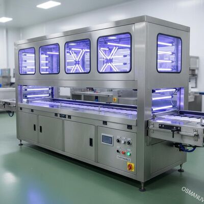 Mesin Sterilisasi UV Industri untuk Makanan & Kemasan  √ Lebar Conveyor & Konfigurasi Lampu yang Dapat Dikustomisasi