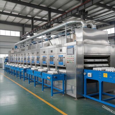 Lini Mesin Pengering Gas Alam Terkontrol Presisi untuk Produk Cetakan Pulp Berkualitas Tinggi