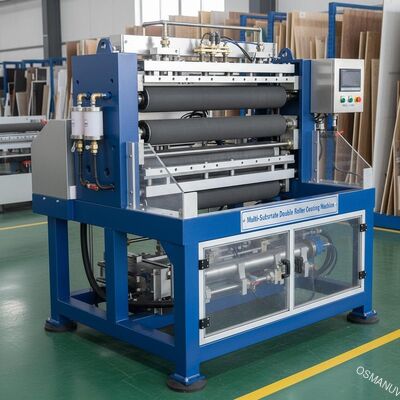 Multi-substrat Double Roller Coating Machine Peralatan Perawatan Permukaan Serbaguna untuk Aplikasi Industri