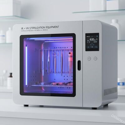 Peralatan Sterilisasi IR + UV dengan Desinfeksi Cepat untuk Perangkat Medis