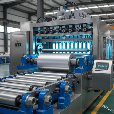 High Precision UV Coating Metal Coil Roll Coating Line dengan lebar yang dapat disesuaikan untuk aplikasi industri