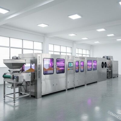 Lini produksi pengeringan microwave multi-tujuan yang dapat disesuaikan untuk penghematan energi sterilisasi industri & dehidrasi