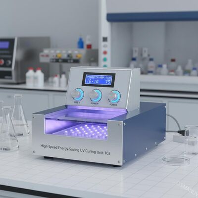 Unit pendinginan UV hemat energi berkecepatan tinggi 102 dengan area iradiasi yang dapat disesuaikan untuk aplikasi skala laboratorium hingga pilot
