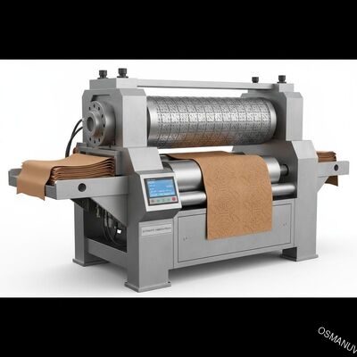 Mesin Pencetakan Embossing Otomatis dengan Pola Roller yang Dapat Dikustomisasi, Lebar Embossing Max 600mm dan Tekanan Linear Max 20 kN/m