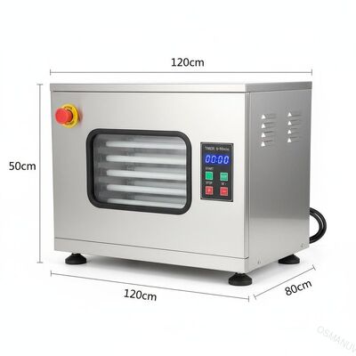 120*80*50cm Mesin Iradiasi UV Baja Ringan Dengan Jangkauan Kontrol Timer 0-99min