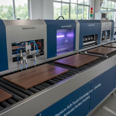 Jalur Pelapis Excimer Premium Soft-Touch untuk Panel Berbasis Kayu – Penyelesaian Permukaan Tingkat Lanjut