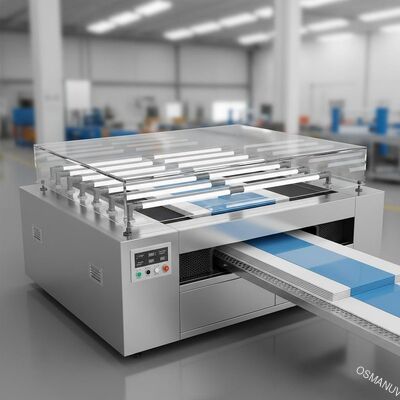 Oven Pengering Inframerah Gelombang Pendek Flatbed untuk Pelapis Berbasis Air – Pemrosesan Batch & Lembaran