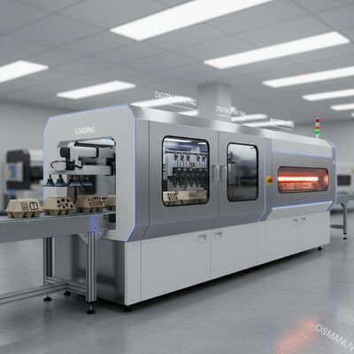 Halaman Produk: Printer Digital One-Pass Otomatis untuk Produk Pulp Cetak dengan Loading & Curing Terintegrasi