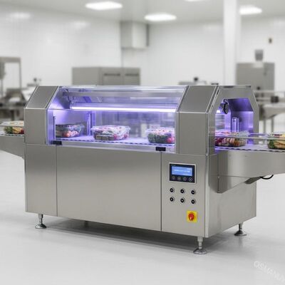 Terowongan Sterilizer UV-C Intensitas Tinggi untuk Kemasan Makanan Transparan