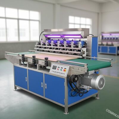 Mesin Pelapis Rol Uv Kayu Tinggi 9KW 850mm Dengan Motor