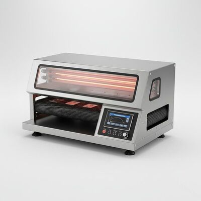 Oven pengeringan IR kompak yang dapat diprogram dengan konveyor untuk pengujian R&D berkelanjutan