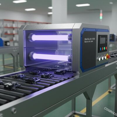 Sistem Pengeringan UV Lampu Dual Industri 365nm untuk Lapisan Jalur Produksi Cepat