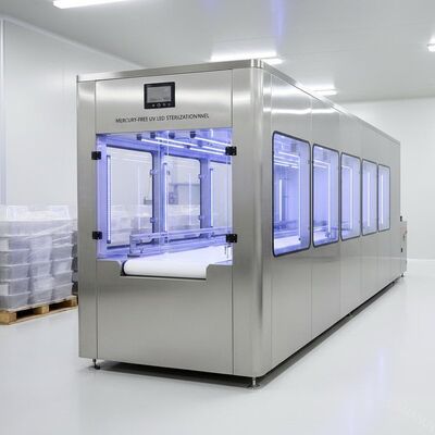 Terowongan Sterilisasi UV LED Bebas Merkuri untuk Jalur Pengemasan Makanan