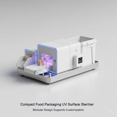 Kemasan Makanan Kompak Sterilisator Permukaan UV. Desain Modular Mendukung Penyesuaian