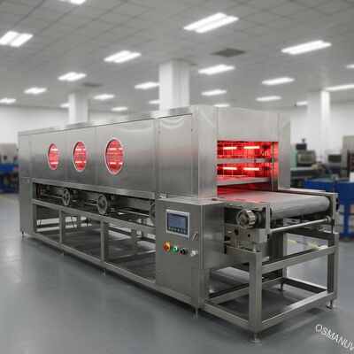 Sistem Transmisi Stainless Steel Mesin Pengeringan Inframerah 1320mm