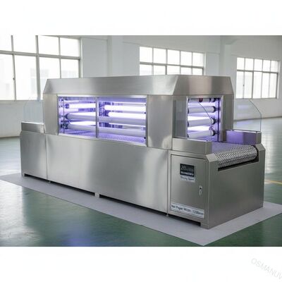 20m / Min Pengeringan Sinar Ultraviolet Ir Tunnel Lebar Kertas Bersih 1320mm