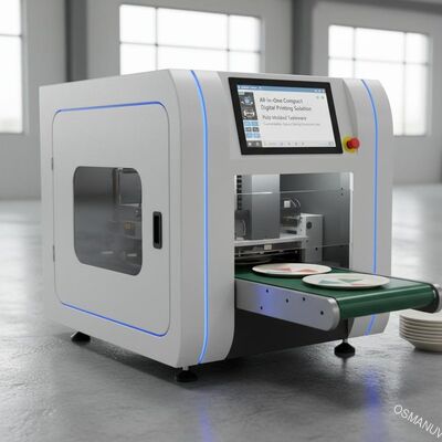 Solusi Pencetakan Digital Kompak All-in-One untuk Perkakas Meja Pulp Molded.
