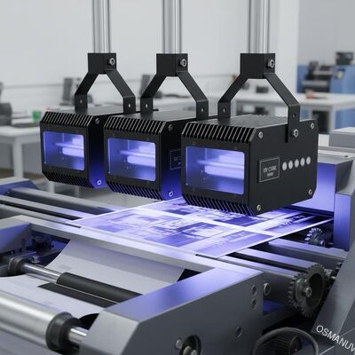 3 Lampu UV Hitam Mesin cetak disembuhkan dengan UV setelah menyetel peralatan pengawetan uv