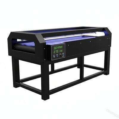 27.5KW 3m / Min hitam Mesin Konveyor Uv Dengan Tampilan Kecepatan LED