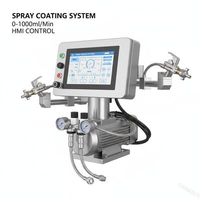 0-1000ml/Min Spray Volume Spray Coating System Sistem Kontrol HMI