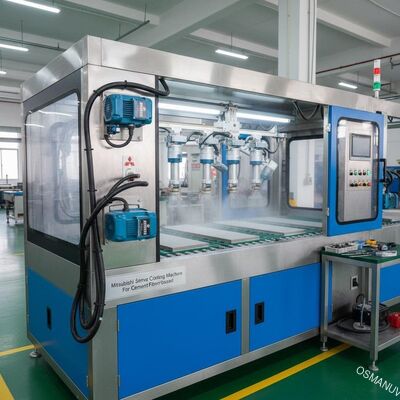 Mitsubishi Servo Motor Spray Coating Machine Untuk Fiberboard Semen