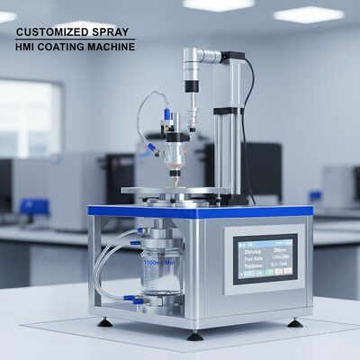 Mesin Pelapis HMI Semprot Disesuaikan 200mm Jarak 1000ml / Min 0,1-3mm