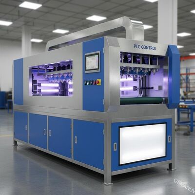 388KW Spray UV Coating Machine Untuk Lampu Kontrol PLC