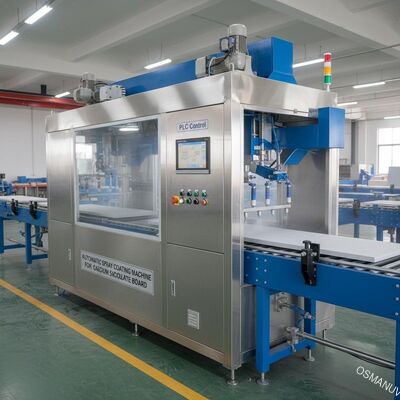 Mesin Pelapis Semprot Otomatis Untuk PLC, Kontrol Papan Kalsium Silikat