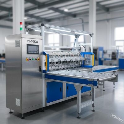 28 - 50KW Tec Lighting Spray Coating Machine Dengan Sistem Konveyor