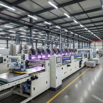 Lini Produksi Pelapisan Multi-Roll Otomatis untuk Lembaran Logam dan Panel PVC