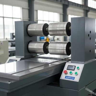 Peralatan Pelapis Rol 5KW ISO9001 Dengan Plat Baja 1.5mm