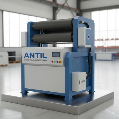 1320mm Lebar Efektif Peralatan Pelapisan Rol Abrasive Antil 10KW