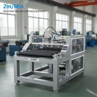 2m / Min Peralatan Pelapis Rol Tahan 300mm Panjang Pemesinan
