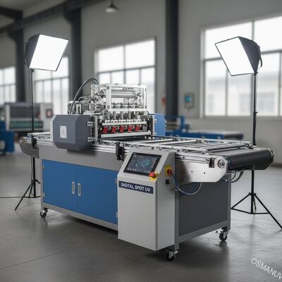 Plat Baja 1.5mm 2.2KW Konveyor Tempat Digital Uv Reverse Roll Coater